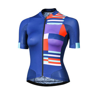 Mondrian Blue - Women's Custom Cycle Jersey