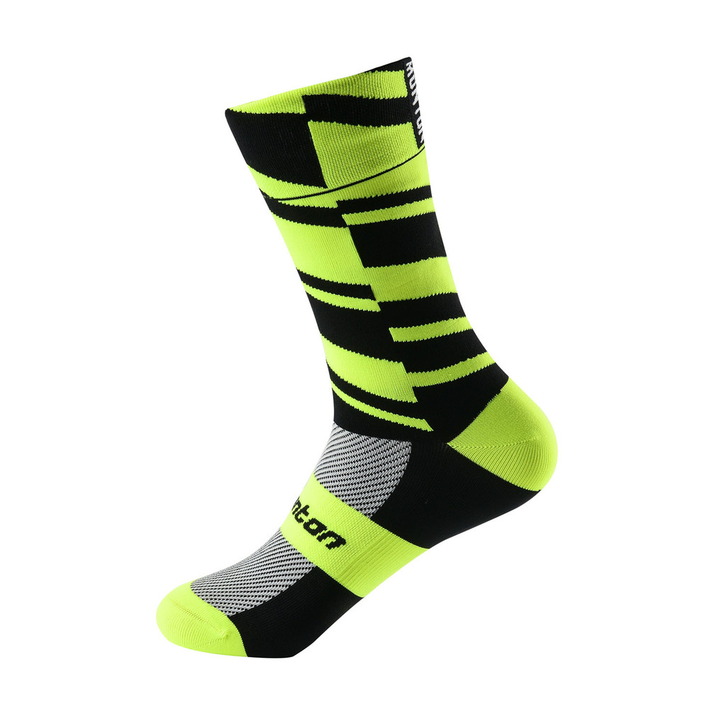 Fearless - Yellow Cool Max Cycle Socks - Silversky