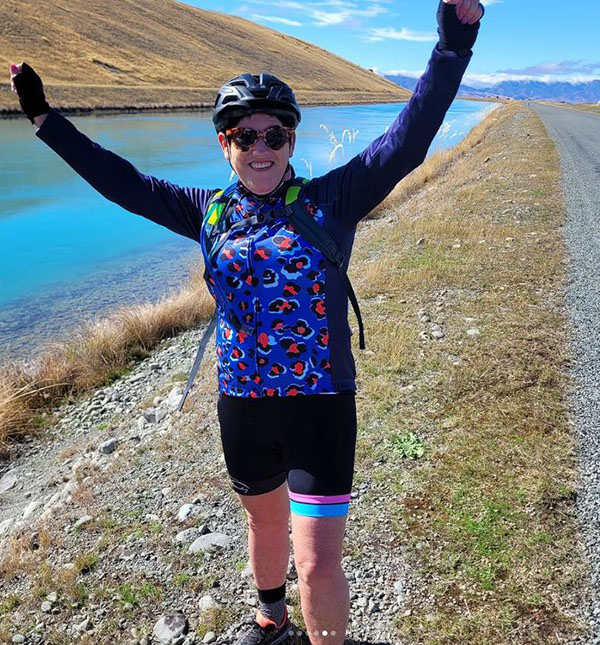 Alps to Ocean Cycle Trail in the Women's Snow Leopard and Gin Shorts