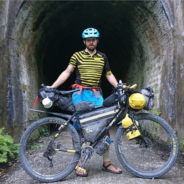 Bumblebee on location while bike packing across NZ