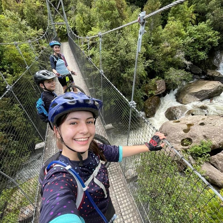 Timber Trail in the Flying Nun and Smokin Trail Jerseys