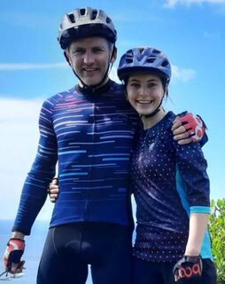 Father and Daughter...Wellington good day! Women's Flying Nun Trail Jersey.
