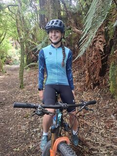 Women's Glacier Summer Long Sleeve on Ohakune's Old Coach Road