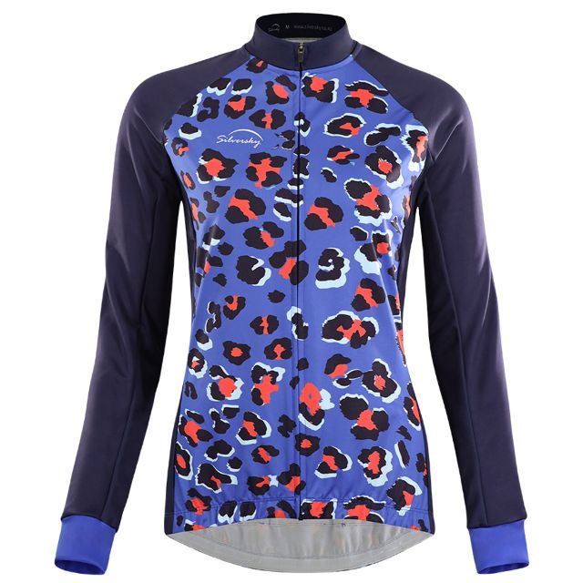 Snow Leopard - Women's Wind Proof Cycle Jersey